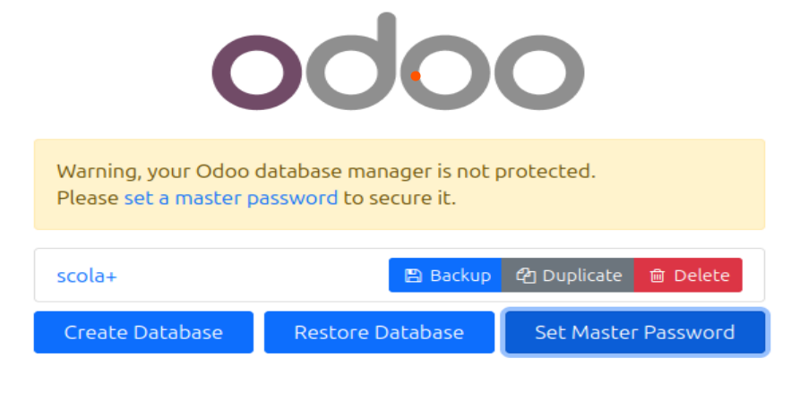 Scola+DataBaseManager
